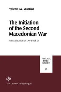 The Initiation of the Second Macedonian War_cover