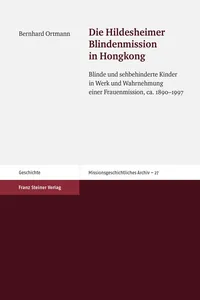 Die Hildesheimer Blindenmission in Hongkong_cover