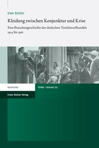 Kleidung zwischen Konjunktur und Krise_cover