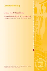 Genus und Geschlecht_cover