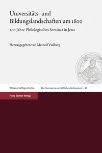 Universitäts- und Bildungslandschaften um 1800_cover