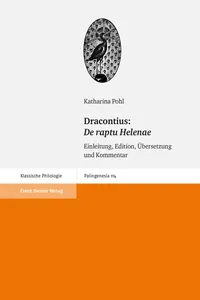 Dracontius: De raptu Helenae_cover