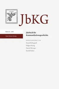 Jahrbuch für Kommunikationsgeschichte 20_cover