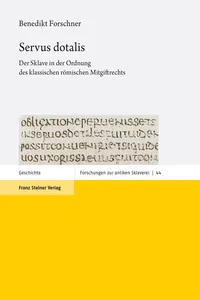 Servus dotalis_cover