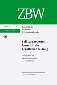 Selbstgesteuertes Lernen in der beruflichen Bildung_cover