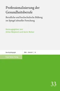 Professionalisierung der Gesundheitsberufe_cover