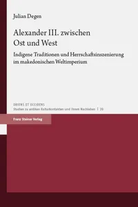 Alexander III. zwischen Ost und West_cover
