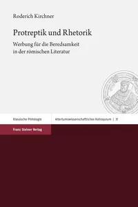 Protreptik und Rhetorik_cover