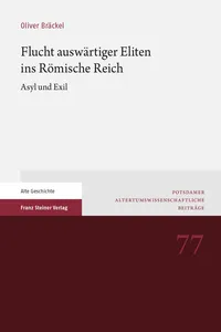 Flucht auswärtiger Eliten ins Römische Reich_cover