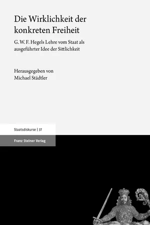 Die Wirklichkeit der konkreten Freiheit