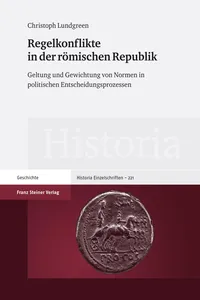 Regelkonflikte in der römischen Republik_cover
