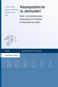 Massenparteien im 20. Jahrhundert_cover