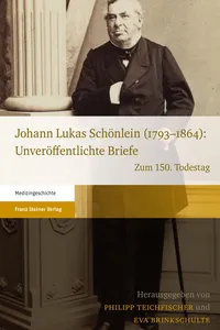 Johann Lukas Schönlein: Unveröffentlichte Briefe_cover