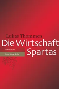 Die Wirtschaft Spartas_cover