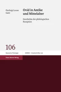 Ovid in Antike und Mittelalter_cover