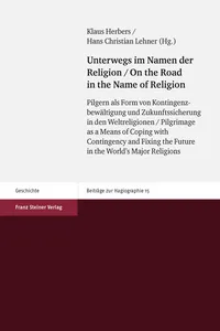 Unterwegs im Namen der Religion / On the Road in the Name of Religion_cover