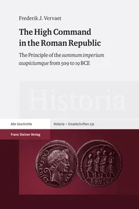 The High Command in the Roman Republic_cover