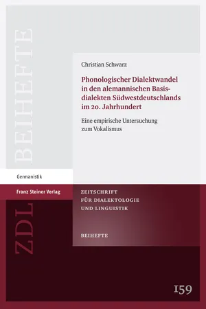 Phonologischer Dialektwandel in den alemannischen Basisdialekten Südwestdeutschlands im 20. Jahrhundert