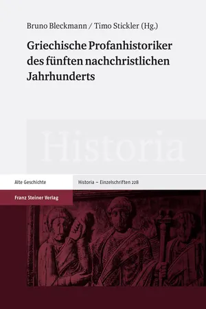 Griechische Profanhistoriker des fünften nachchristlichen Jahrhunderts