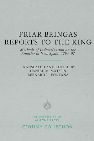 Friar Bringas Reports to the King
