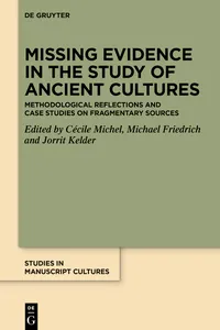 Missing Evidence in the Study of Ancient Cultures_cover