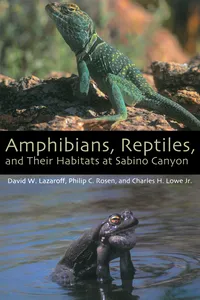 Amphibians, Reptiles, and Their Habitats at Sabino Canyon_cover