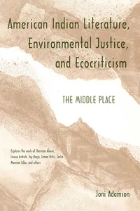 American Indian Literature, Environmental Justice, and Ecocriticism_cover