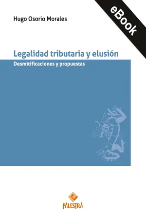 Legalidad tributaria y elusión