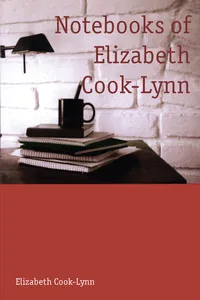 Notebooks of Elizabeth Cook-Lynn_cover