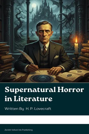 Supernatural Horror in Literature
