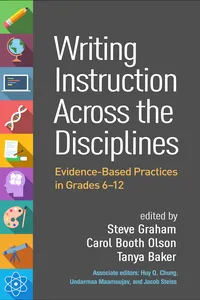 Writing Instruction Across the Disciplines_cover