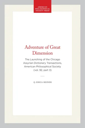 Adventure of Great Dimension