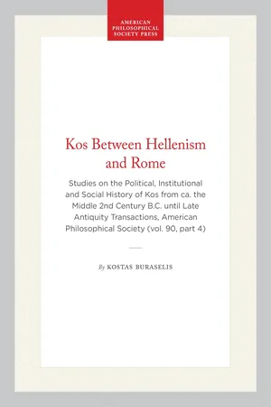 Kos Between Hellenism and Rome