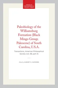 Paleobiology of the Williamsburg Formation of South Carolina, U.S.A._cover