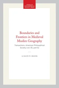 Boundaries and Frontiers in Medieval Muslim Geography_cover