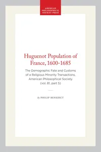 Huguenot Population of France, 1600-1685_cover