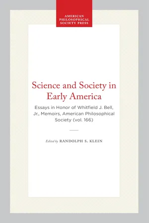 Science and Society in Early America