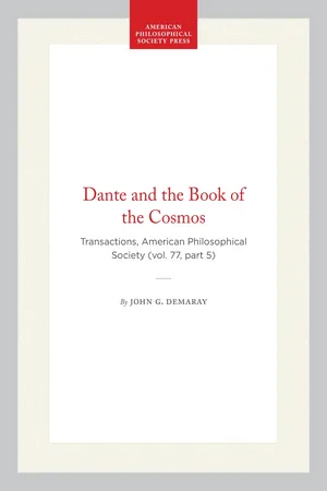Dante and the Book of the Cosmos