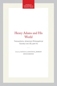 Henry Adams and His World_cover