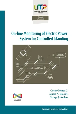 On-line monitoring of electric power system for controlled islanding