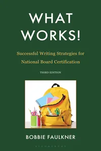What Works! Successful Writing Strategies for National Board Certification_cover