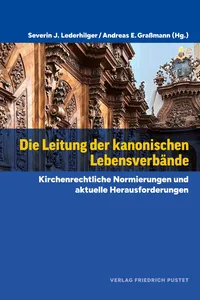 Die Leitung der kanonischen Lebensverbände_cover