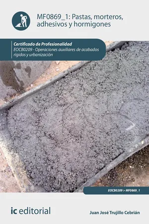 Pastas, morteros, adhesivos y hormigones. EOCB0209
