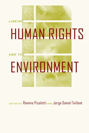 Linking Human Rights and the Environment