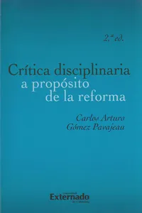 Crítica Disciplinaria a Propósito de la Reforma_cover