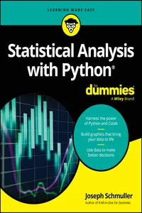 Statistical Analysis with Python For Dummies_cover