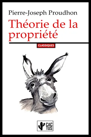 Théorie de la propriété