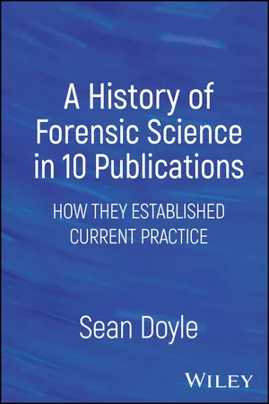 A History of Forensic Science in 10 Publications