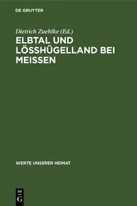 Elbtal und Lösshügelland bei Meissen_cover
