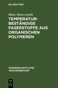 Temperaturbeständige Faserstoffe aus organischen Polymeren_cover